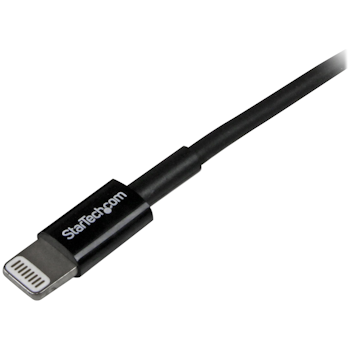 Product image of Startech Black Slim Lightning to USB 1M Cable - Click for product page of Startech Black Slim Lightning to USB 1M Cable