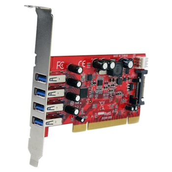Product image of Startech 4 Port PCI USB 3.0 Card w/ SATA Power - Click for product page of Startech 4 Port PCI USB 3.0 Card w/ SATA Power
