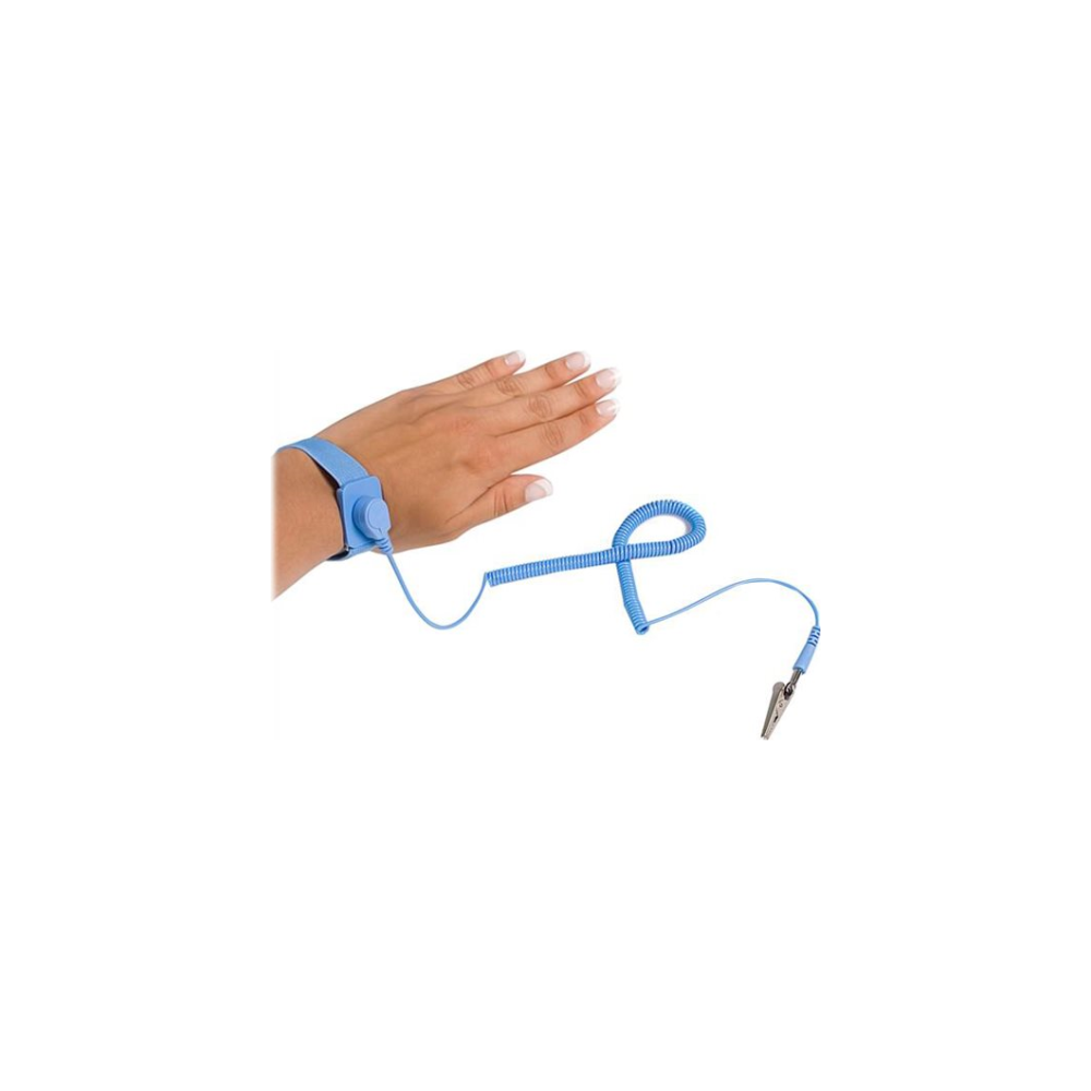 A large main feature product image of Startech ESD Anti Static Wrist Strap Band with Grounding Wire