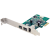 A product image of Startech 3 Port 2b 1a PCI Express FireWire Card