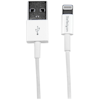 A product image of Startech Slim Lightning to USB 1M Cable - White