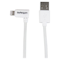 A small tile product image of Startech Angled Lightning to USB 2m Cable - White