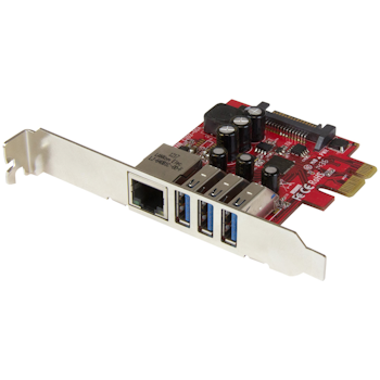 Product image of Startech 3 Port PCIe USB 3.0 Adapter Card - USB 3 - Standard & LP - Click for product page of Startech 3 Port PCIe USB 3.0 Adapter Card - USB 3 - Standard & LP