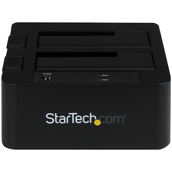 Product image of Startech eSATA/USB 3.0 Dual 2.5/3.5" SATA SSD/HDD Dock with UASP - Click for product page of Startech eSATA/USB 3.0 Dual 2.5/3.5" SATA SSD/HDD Dock with UASP