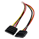 A small tile product image of Startech LP4 to 2x SATA Power Y Cable Adapter