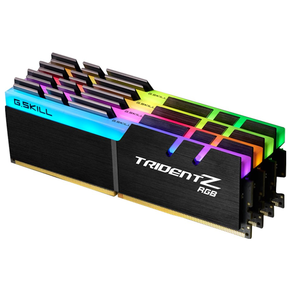 G.Skill 32GB Kit (4x8GB) DDR4 Trident Z RGB C16 3200MHz - Black | PLE ...