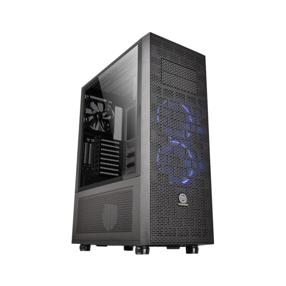 A large main feature product image of Thermaltake Core X71 Tempered Glass Riing Edition Full Tower Case