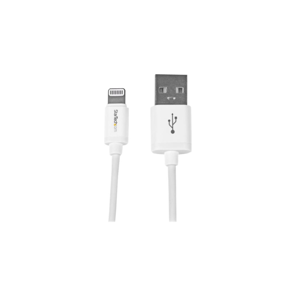 A large main feature product image of Startech 8-pin Lightning to USB 30cm Cable - White