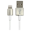 A product image of Startech Lightning to USB Premium 1m Cable with Metal Connectors - White