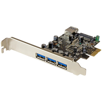 Product image of Startech 4 Port PCIe USB 3.0 Card - Click for product page of Startech 4 Port PCIe USB 3.0 Card
