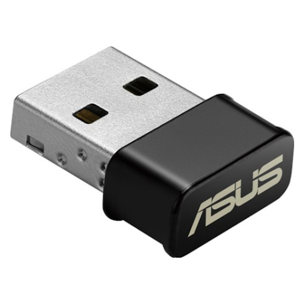 A large main feature product image of ASUS USB-AC53 Nano 802.11ac Dual-Band Wireless-AC1200 USB Adapter