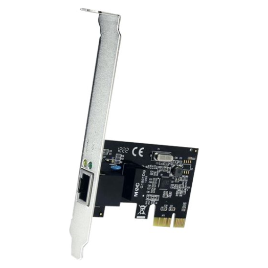 A large main feature product image of Startech PCIe Gigabit Network Adapter