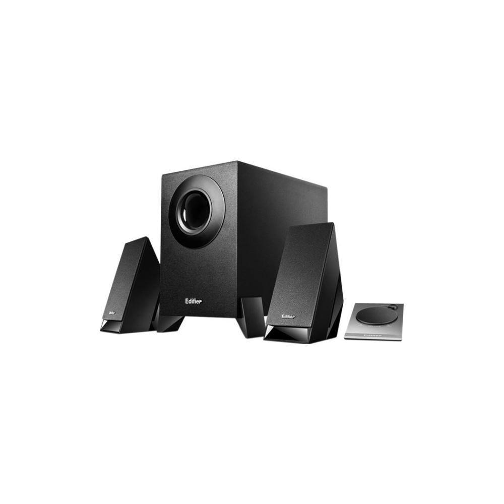 A large main feature product image of Edifier M1360 2.1 Multimedia Speakers
