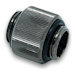 A product image of EK AF Extender 12mm M-M G1/4 Adapter (Black Nickel)