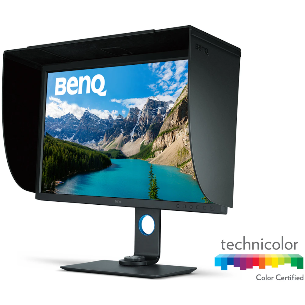 A large main feature product image of BenQ SW320 31.5" 4K 99% Adobe RGB 5MS IPS LED Monitor