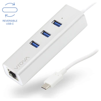 Product image of ALOGIC Plus USB Type-C to 3x USB 3.0 Hub/Gigabit Ethernet Adapter - Click for product page of ALOGIC Plus USB Type-C to 3x USB 3.0 Hub/Gigabit Ethernet Adapter