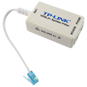 Product image of TP-LINK VDSL Modem/Phone Splitter - Click for product page of TP-LINK VDSL Modem/Phone Splitter