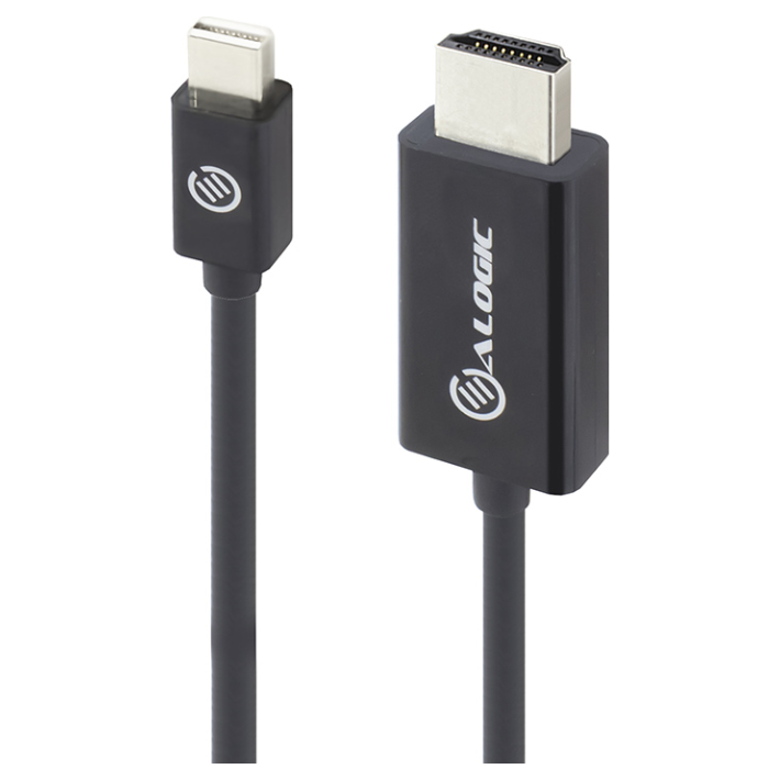 A large main feature product image of ALOGIC Elements Mini DisplayPort to HDMI 2m Cable