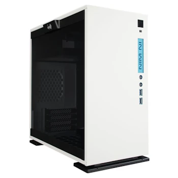 Product image of InWin 301 White mATX Tower Case w/ Tempered Glass Side Panel - Click for product page of InWin 301 White mATX Tower Case w/ Tempered Glass Side Panel