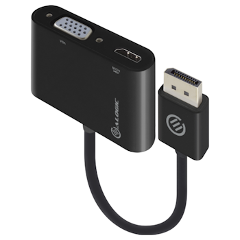 Product image of ALOGIC 2-in-1 Displayport to HDMI/VGA Adapter - Click for product page of ALOGIC 2-in-1 Displayport to HDMI/VGA Adapter