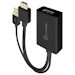 A product image of ALOGIC Elements HDMI to Displayport Adapter Converter