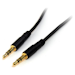A product image of Startech 2m Slim 3.5mm Stereo Audio Cable - M/M