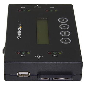 Product image of Startech Standalone Drive Duplicator & Eraser - Flash Drives and SATA - Click for product page of Startech Standalone Drive Duplicator & Eraser - Flash Drives and SATA