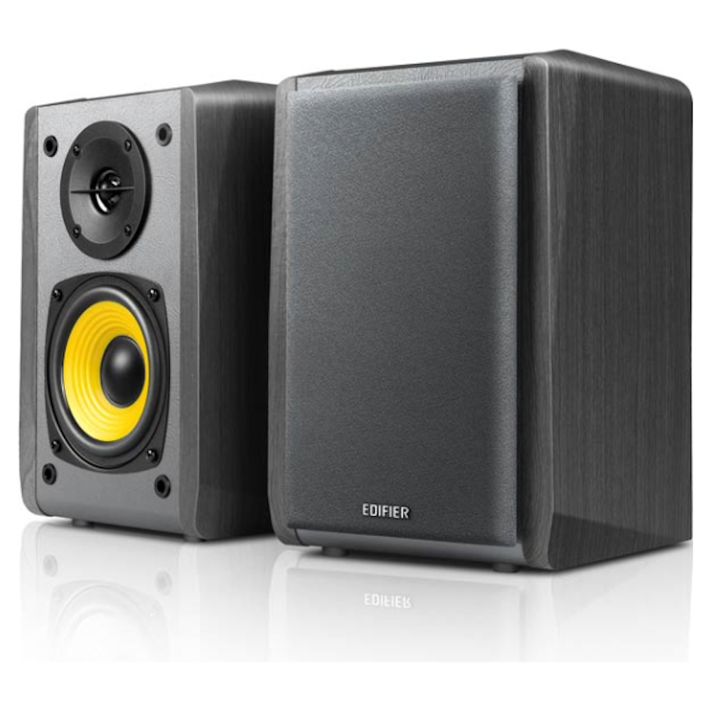 A large main feature product image of Edifier R1010BT - Bluetooth Stereo Bookshelf Speakers (Black)