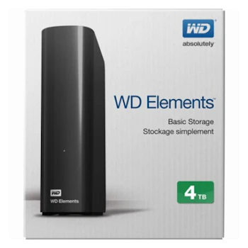 Product image of WD Elements 4TB USB3.0 3.5" Black External HDD - Click for product page of WD Elements 4TB USB3.0 3.5" Black External HDD