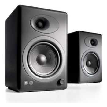 Product image of Audioengine 5+ Powered Bookshelf Speakers - Satin Black - Click for product page of Audioengine 5+ Powered Bookshelf Speakers - Satin Black
