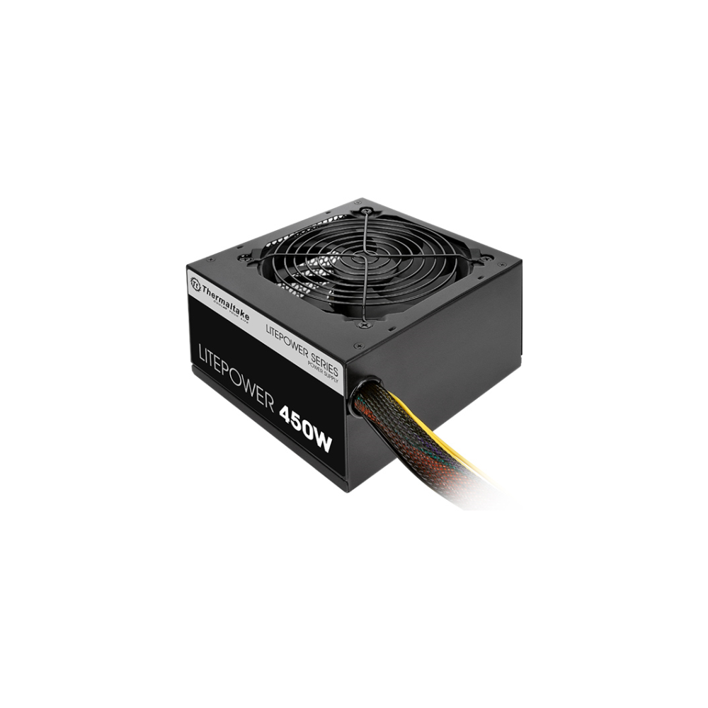 A large main feature product image of Thermaltake Litepower GEN2 - 450W White ATX PSU