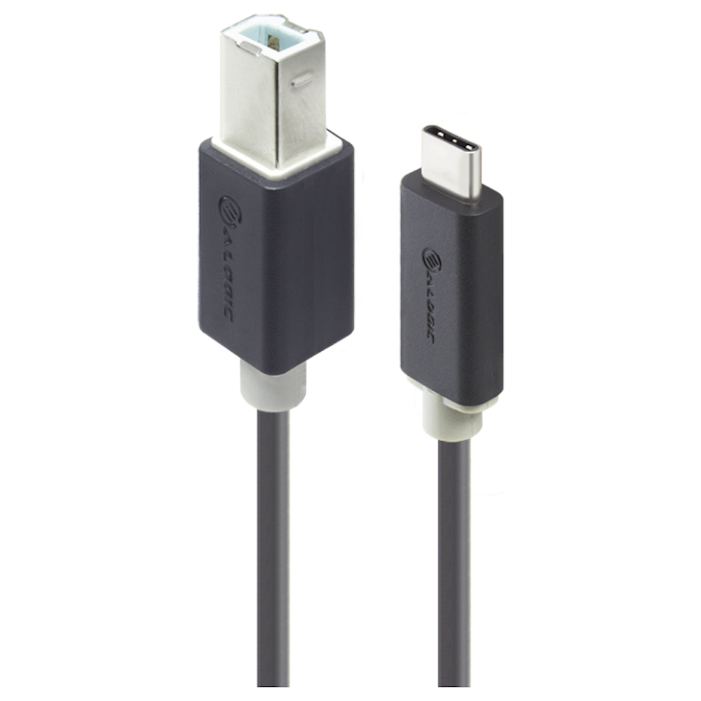 A large main feature product image of ALOGIC USB 2.0 Type-B to USB Type-C 2m Cable