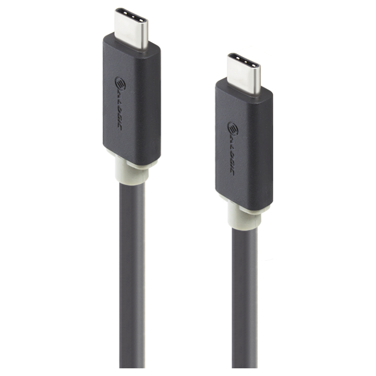 A large main feature product image of ALOGIC USB 3.1 USB Type-C to USB Type-C 1m Cable