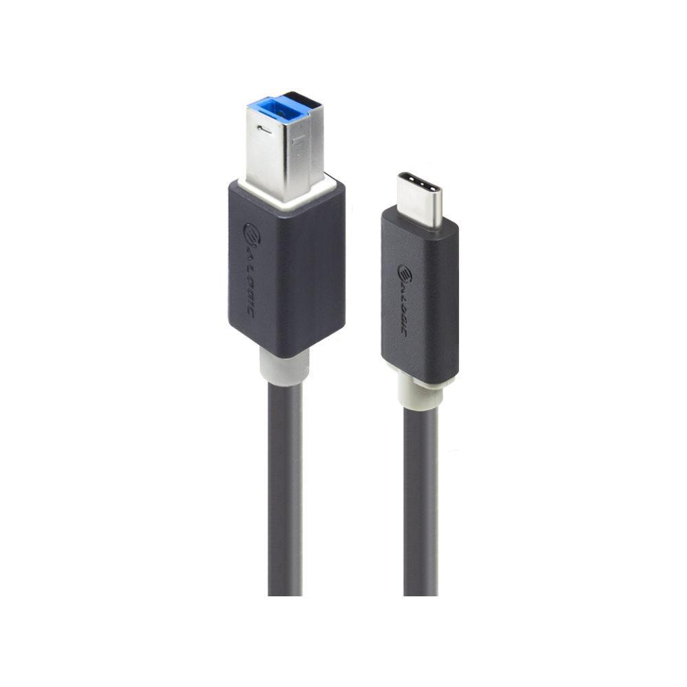 A large main feature product image of ALOGIC USB 3.1 Type-B to USB Type-C 2m Cable