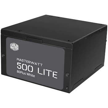 Product image of Cooler Master MasterWatt Lite 500W 80PLUS White Power Supply - Click for product page of Cooler Master MasterWatt Lite 500W 80PLUS White Power Supply
