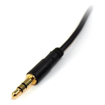 Product image of Startech 1m Slim 3.5mm Stereo Audio Cable - Click for product page of Startech 1m Slim 3.5mm Stereo Audio Cable
