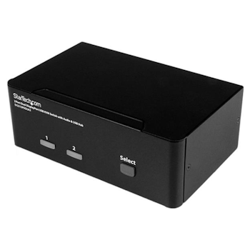 Product image of Startech 2 Port Displayport 4K KVM Switch - Click for product page of Startech 2 Port Displayport 4K KVM Switch