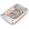 A product image of XSPC Raystorm Neo (AMD sTR4) CPU Waterblock - Chrome