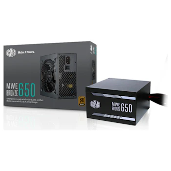 Product image of Cooler Master MWE 650W 80PLUS Bronze Power Supply - Click for product page of Cooler Master MWE 650W 80PLUS Bronze Power Supply
