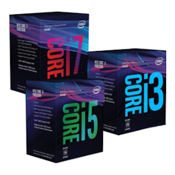 A large main feature product image of PLE Custom Intel LGA1151 Coffee Lake Desktop PC System