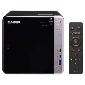 Product image of QNAP TS-453BT3 1.5Ghz 8GB 4 Bay w/ Thunderbolt NAS Enclosure - Click for product page of QNAP TS-453BT3 1.5Ghz 8GB 4 Bay w/ Thunderbolt NAS Enclosure