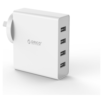 Product image of ORICO 4 Port USB Wall Charger - Click for product page of ORICO 4 Port USB Wall Charger