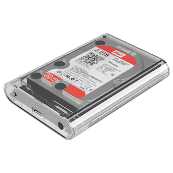 Product image of ORICO 3.5in External Hard Drive Enclosure - Clear - Click for product page of ORICO 3.5in External Hard Drive Enclosure - Clear
