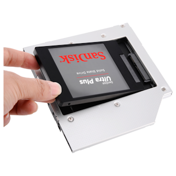 Product image of ORICO Aluminium 7 & 9.5 mm Internal Hard Drive Caddy for Laptops - Click for product page of ORICO Aluminium 7 & 9.5 mm Internal Hard Drive Caddy for Laptops