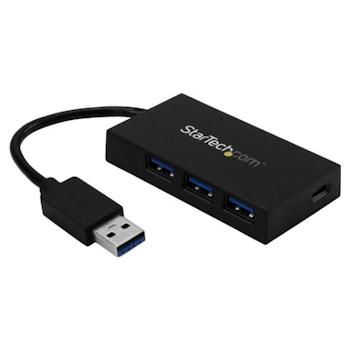 Product image of Startech 4 Port USB Hub - USB 3.0 - USB A to A & C - w/ Power Adapter - Click for product page of Startech 4 Port USB Hub - USB 3.0 - USB A to A & C - w/ Power Adapter
