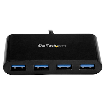Product image of Startech 4 Port USB C Hub - USB-C to 4x A - USB 3.0 Hub - Bus Power - Click for product page of Startech 4 Port USB C Hub - USB-C to 4x A - USB 3.0 Hub - Bus Power