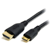 A product image of Startech 2m High Speed HDMI Cable with Ethernet- HDMI to HDMI Mini
