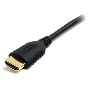 Product image of Startech 2m High Speed HDMI Cable with Ethernet- HDMI to HDMI Mini - Click for product page of Startech 2m High Speed HDMI Cable with Ethernet- HDMI to HDMI Mini
