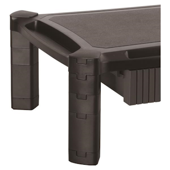 Product image of Startech Monitor Riser - Large Surface - Drawer - Height Adjustable - Click for product page of Startech Monitor Riser - Large Surface - Drawer - Height Adjustable
