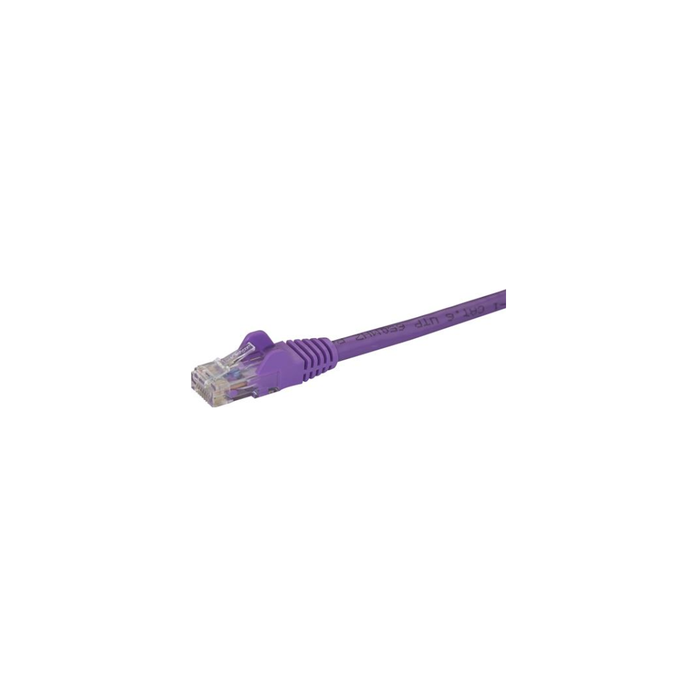 A large main feature product image of Startech 10m Purple Cat6 Ethernet Patch Cable - Snagless